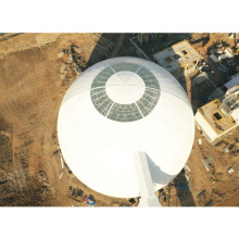 Estrutura de aço cúpula bunker de armazenamento de carvão galpão ao ar livre